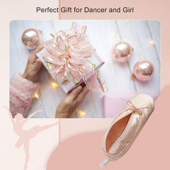 TCULIHWY ballet-shaped cosmetic bag showcases unique design ideal for dance themed gifts.
