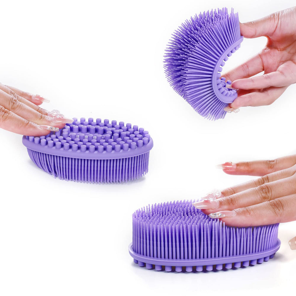 TDHDIKE lufa de silicona, limpieza profunda con silicona higiénica.