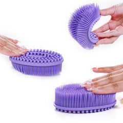 TDHDIKE lufa de silicona, limpieza profunda con silicona higiénica.