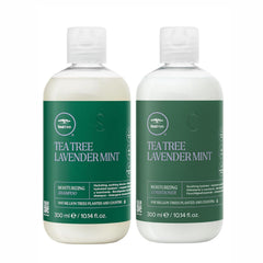 Tea Tree All Is Calm Holiday Gift Set box showcases lavender-mint trio for soothing, detangling hair care.