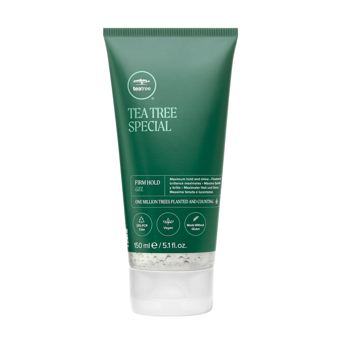 Tea Tree Firm Hold Gel packaging update highlights premium branding and long-lasting hold