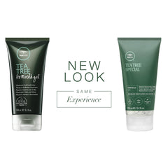 Tea Tree Firm Hold Gel close-up shows strong hold with refreshing scent
