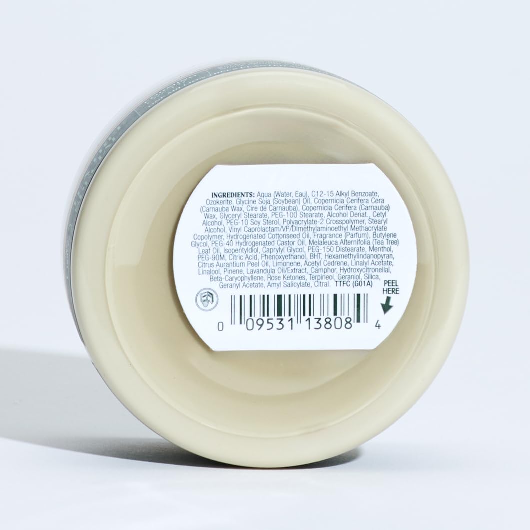 Tea Tree Forming Cream aroma close-up evokes invigorating scent.