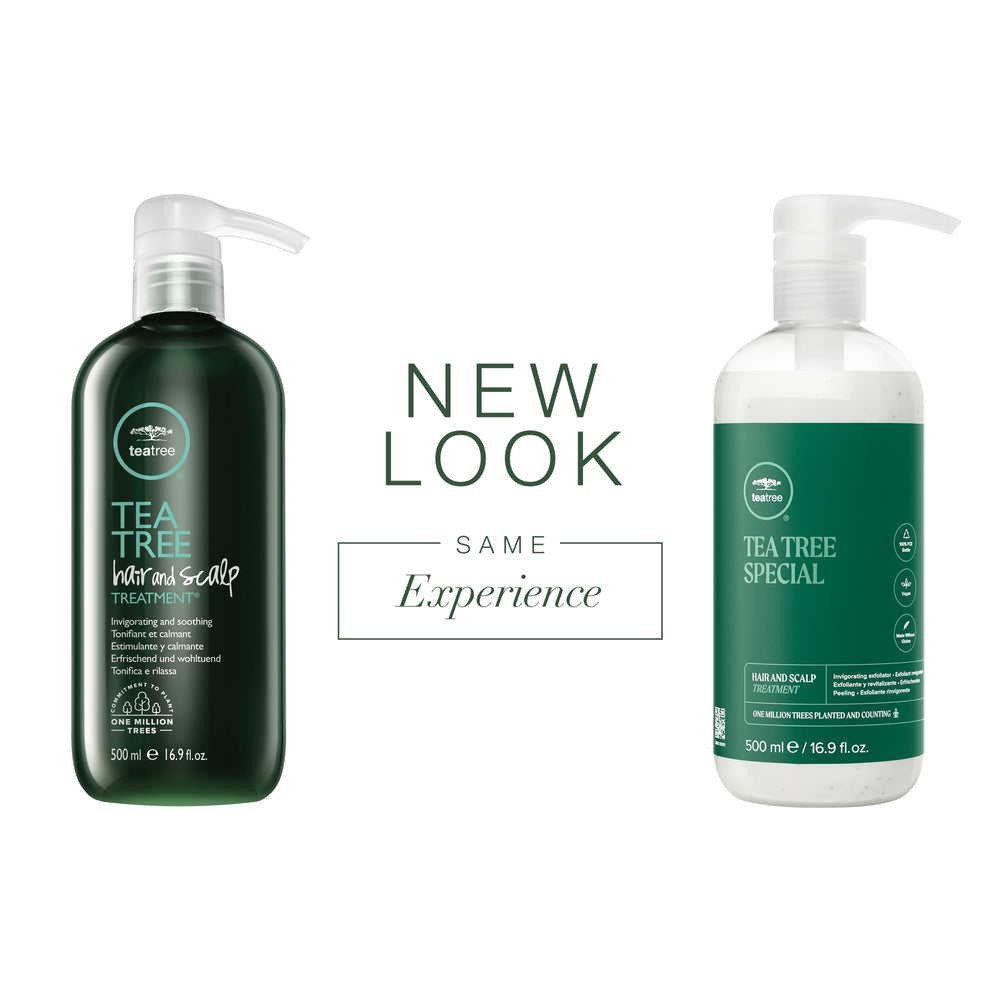 Tea Tree Hair Mask application close-up shows smooth, even distribution for scalp soothing