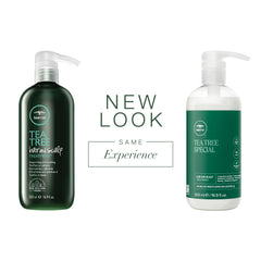Tea Tree Hair Mask application close-up shows smooth, even distribution for scalp soothing