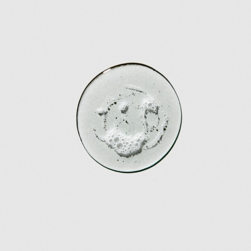Tea Tree Hand Soap foamy lather demonstrates rich cleansing on the hands.