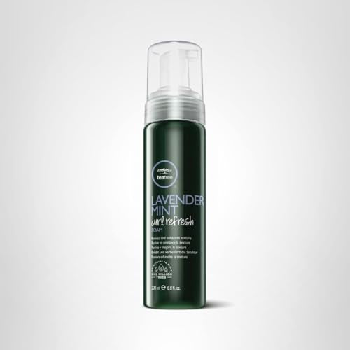 Tea Tree Lavender Mint Curl Refresh Foam packaging variation note