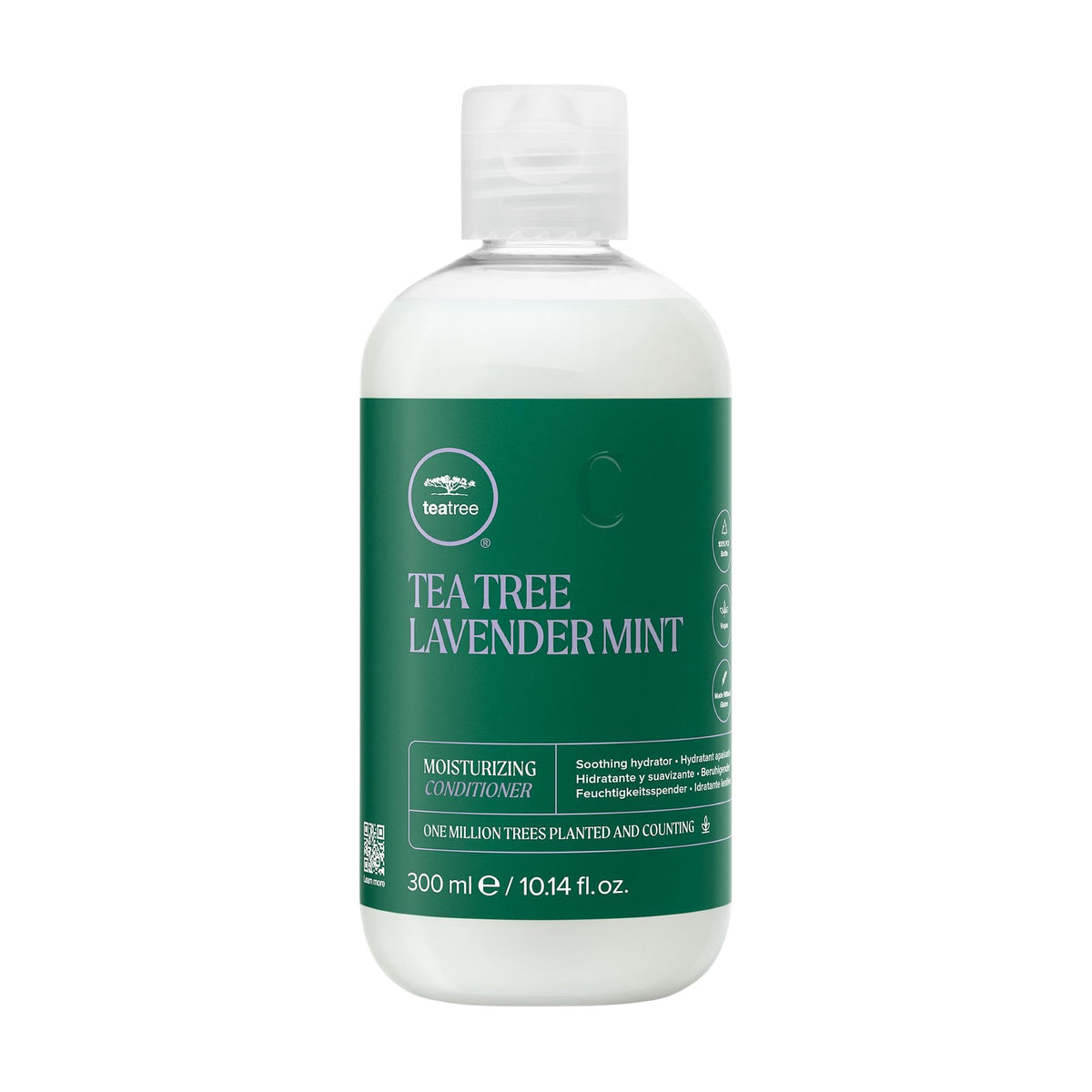 Tea Tree Lavender Mint Moisturizing Conditioner bottle provides rich hydration for coarse, dry hair