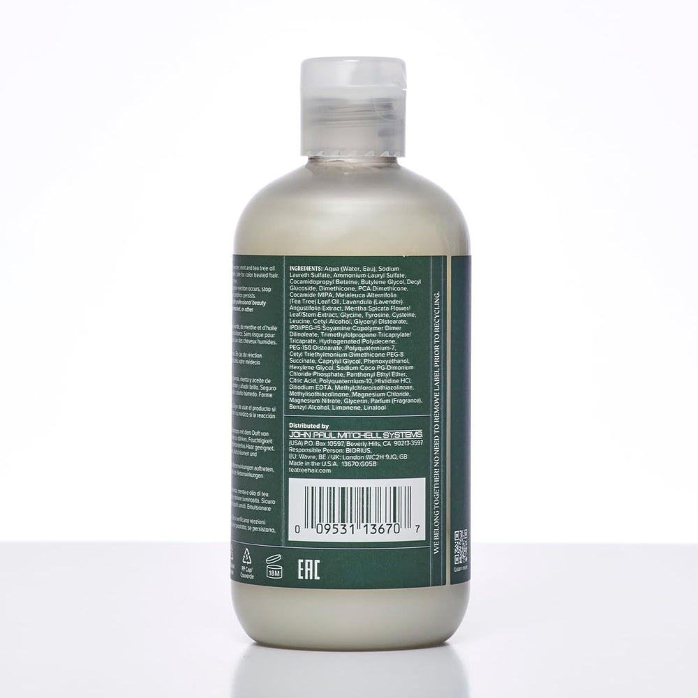 Tea Tree Lavender Mint Moisturizing Shampoo packaging-update signals refreshed, premium packaging.