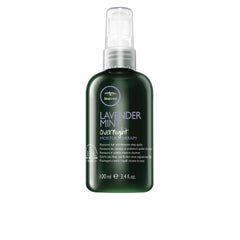 Tea Tree Lavender Mint Overnight bottle pour demonstrates easy nightly hydration for dry hair
