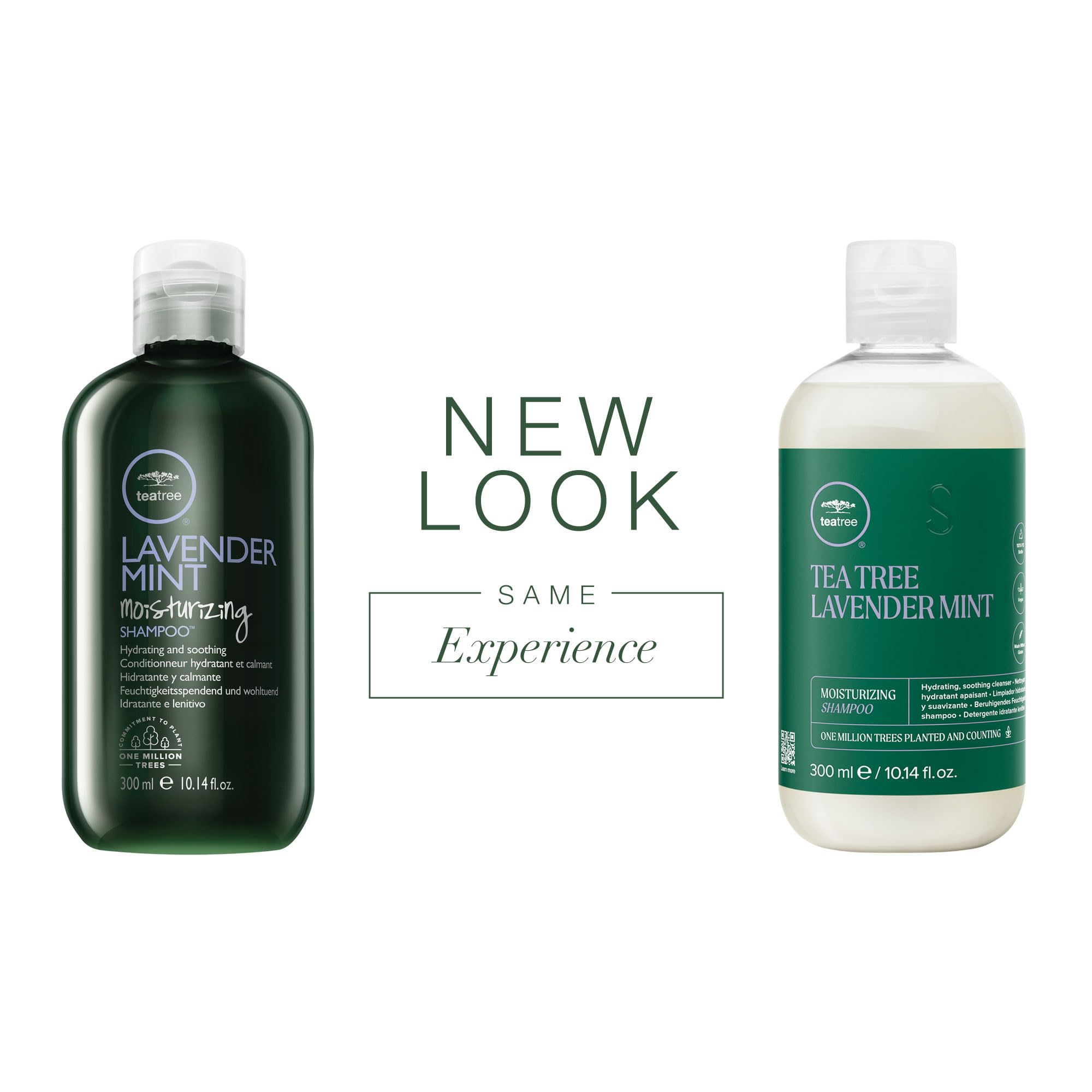 Tea Tree Lavender Mint Shampoo lather reveals calming fragrance and gentle cleansing.