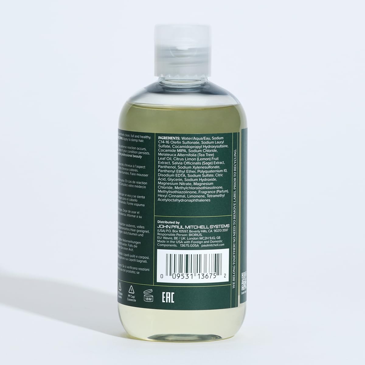 Tea Tree Lemon Sage brand story image emphasizes salon-quality heritage