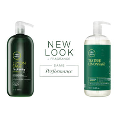 Tea Tree Lemon Sage Thickening Shampoo lather closeup demonstrates cleansing and texture.