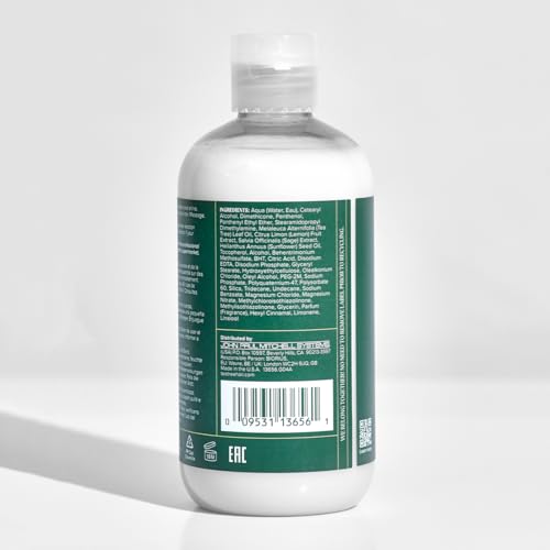 Tea Tree Lemon Sage finish adds subtle shine and manageable body