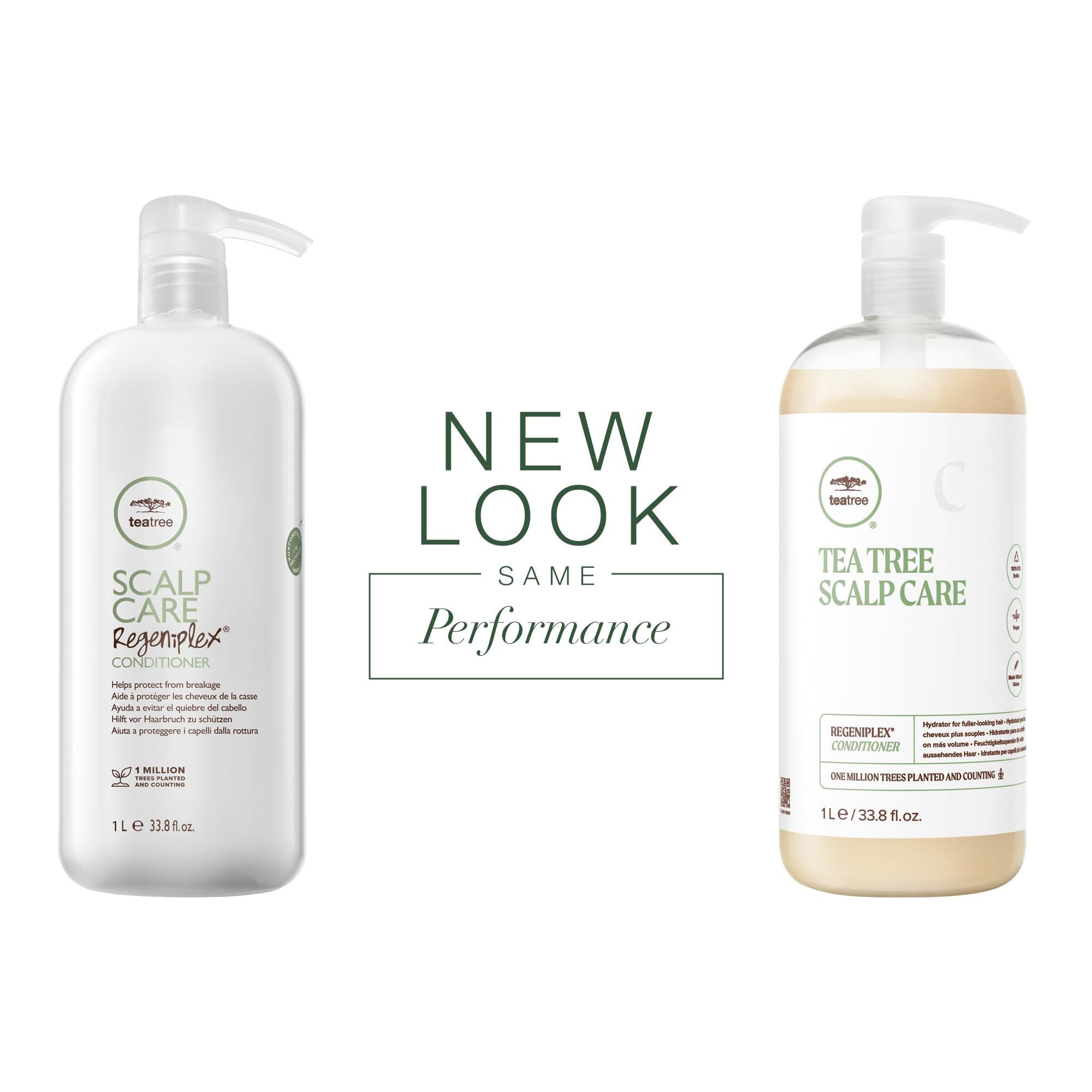 Tea Tree Regeniplex conditioner pump-dispense for easy application on fine hair