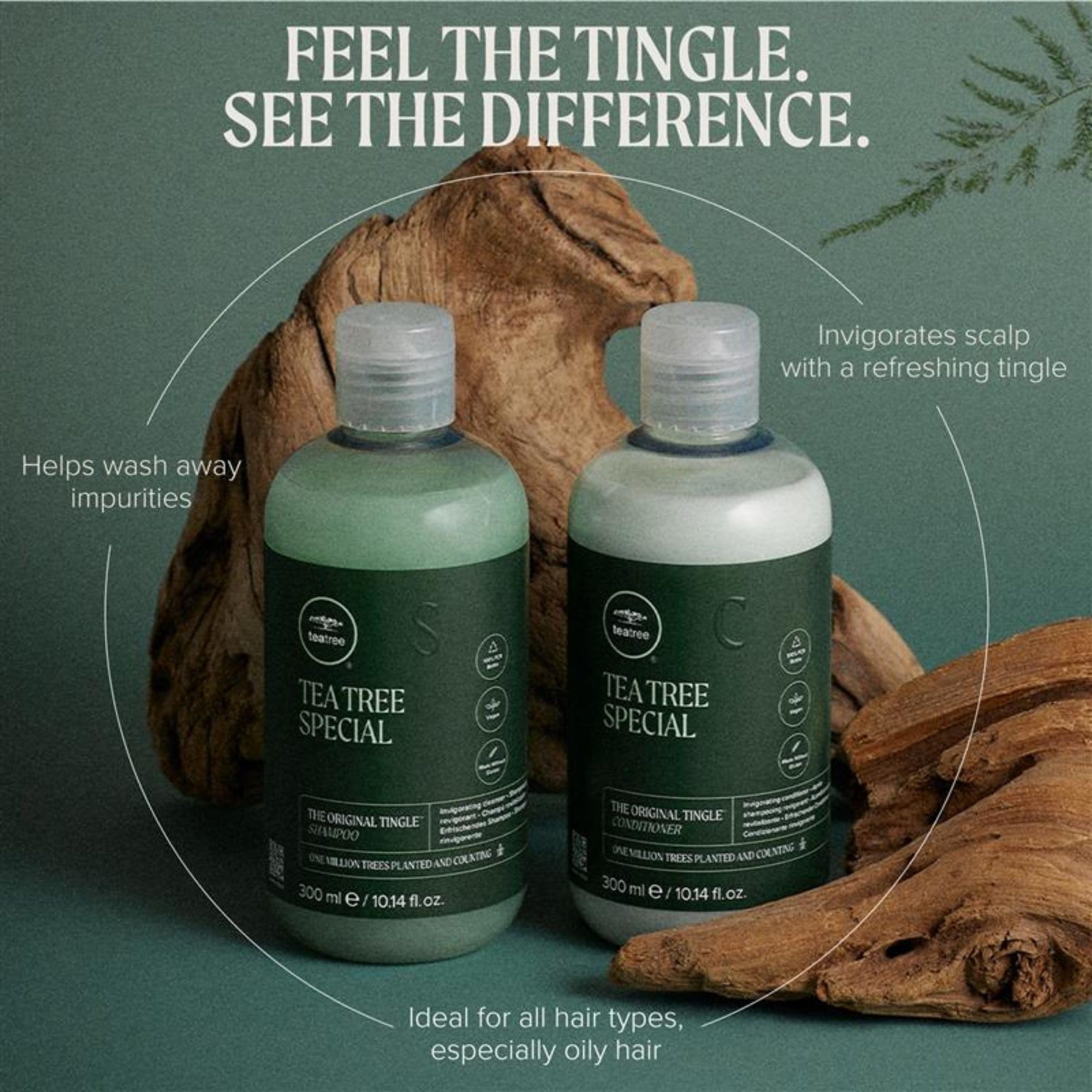 Tea Tree Special Aluminum Bottle refill showcases sustainable packaging option.