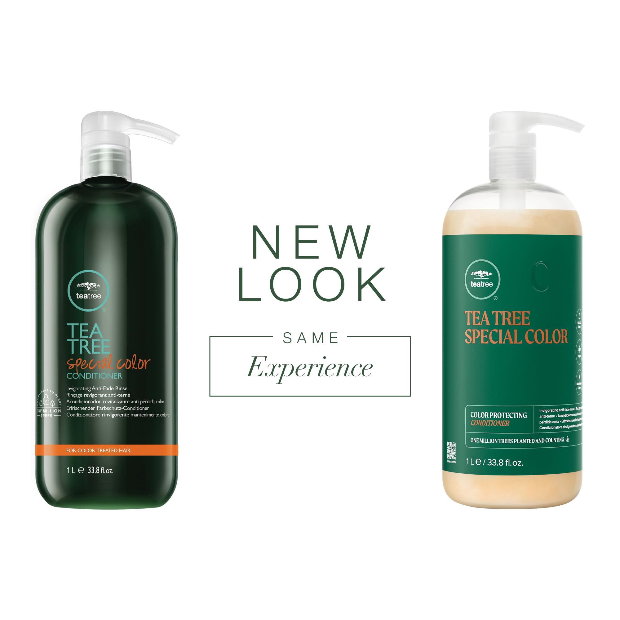 Tea Tree Special Color Conditioner bottle pump demonstrates easy daily detangling routine
