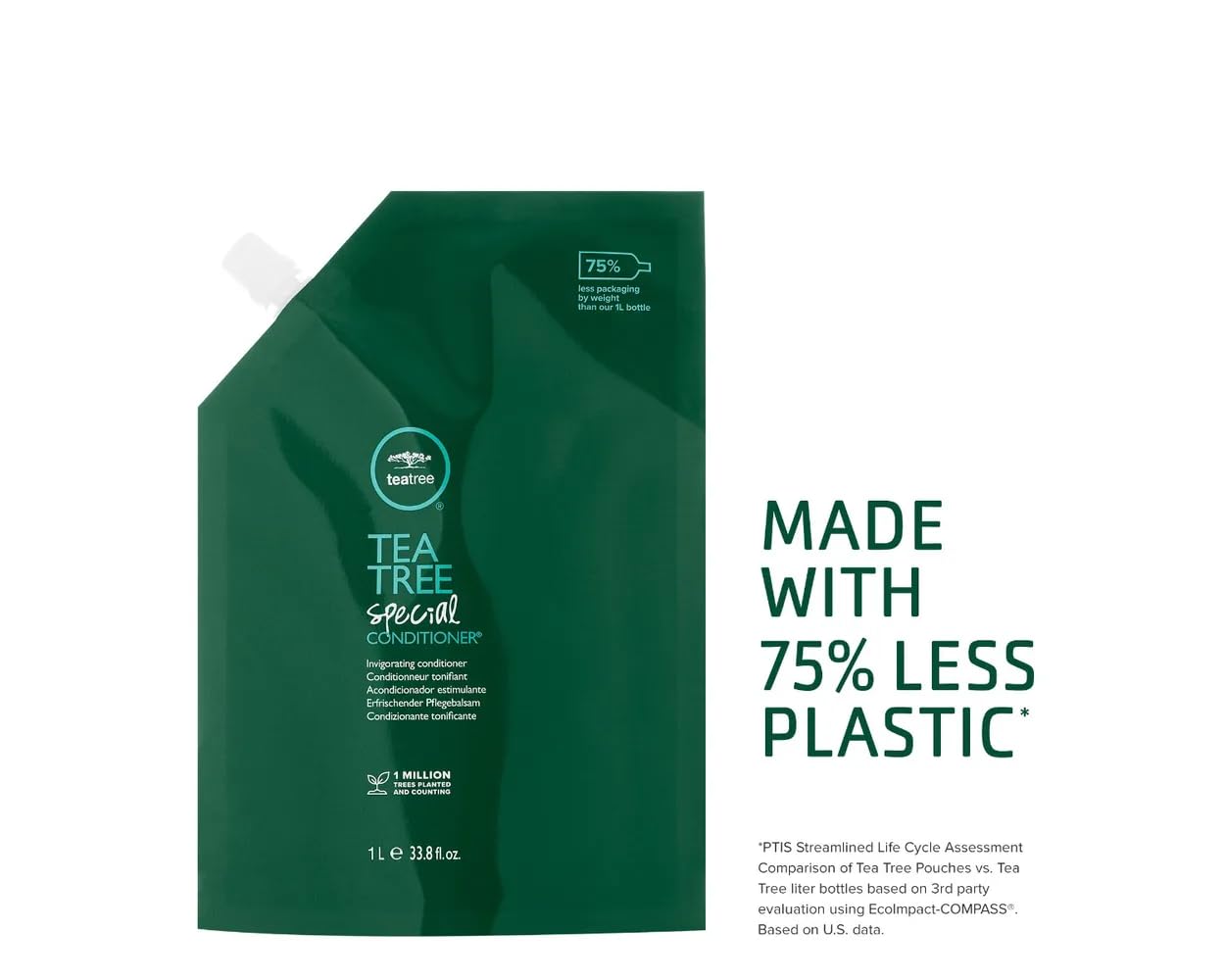 Tea Tree Special Conditioner detangles hair for smoother styling.