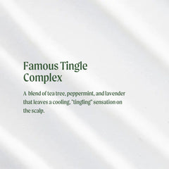 Tea Tree Special Conditioner close-up highlights shiny, smooth hair.
