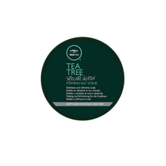Tea Tree Special Detox bottle pours foam for scalp exfoliation