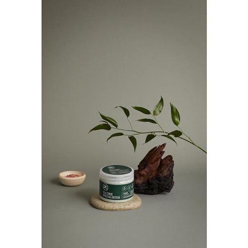 Tea Tree Special Detox foaming scrub forms rich lather for cleansing