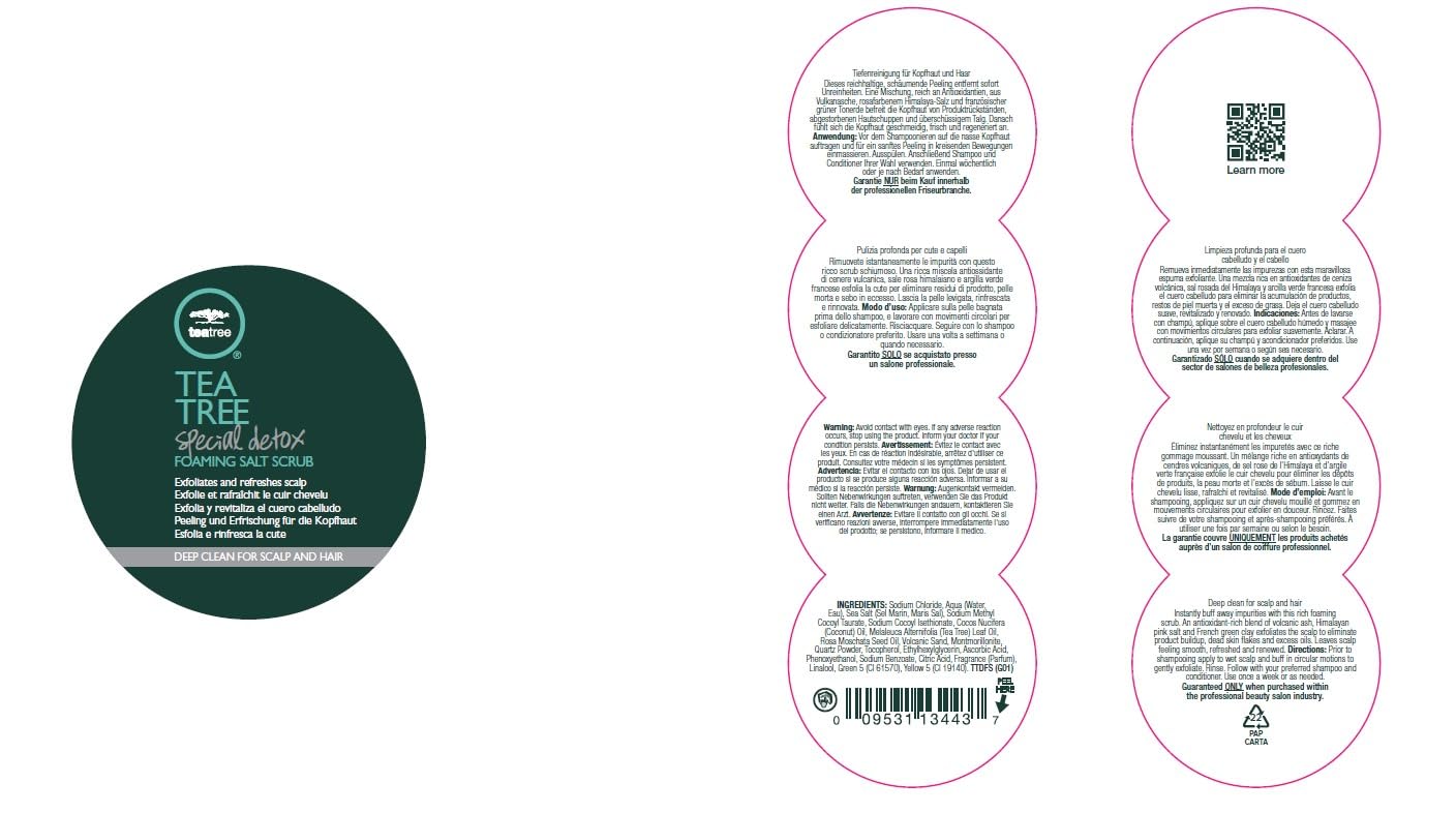 Tea Tree Special Detox packaging note highlights possible makeover variation