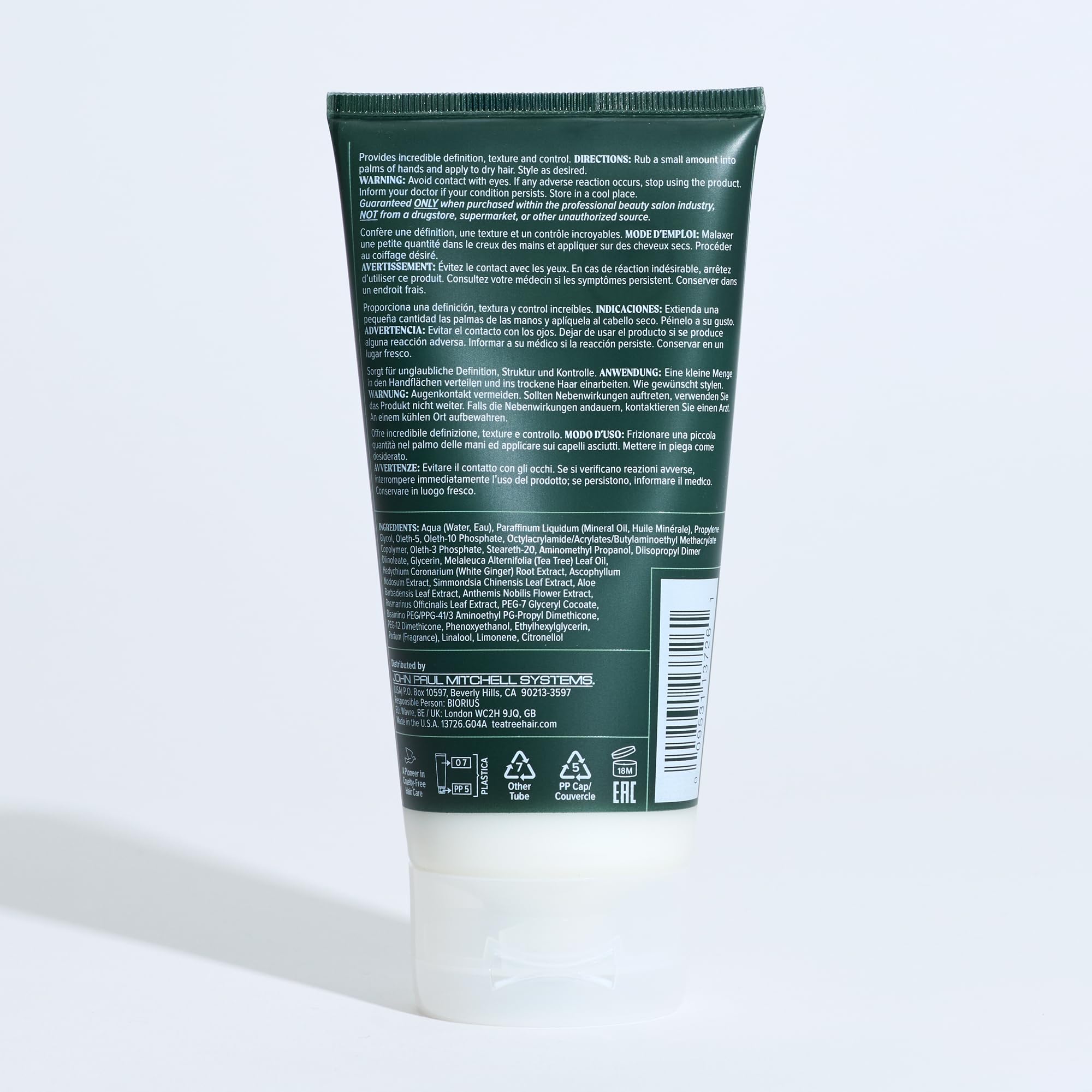 Tea Tree Styling Wax botanical blend with lavender and peppermint scent