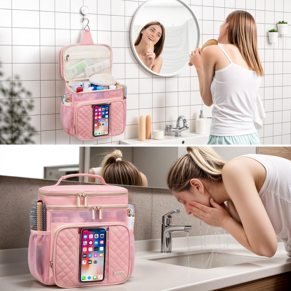 Tealari foldable travel bag compresses to save space when not in use.