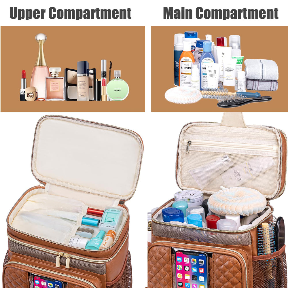 Tealari toiletry bag folded design saves space for travel