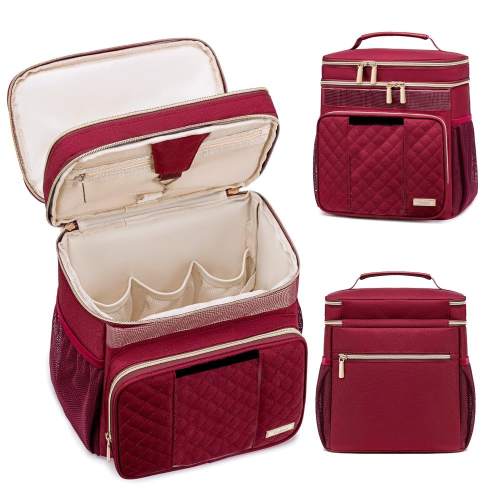 Tealari large toiletry bag with hanging hook for dorm organization and easy access.