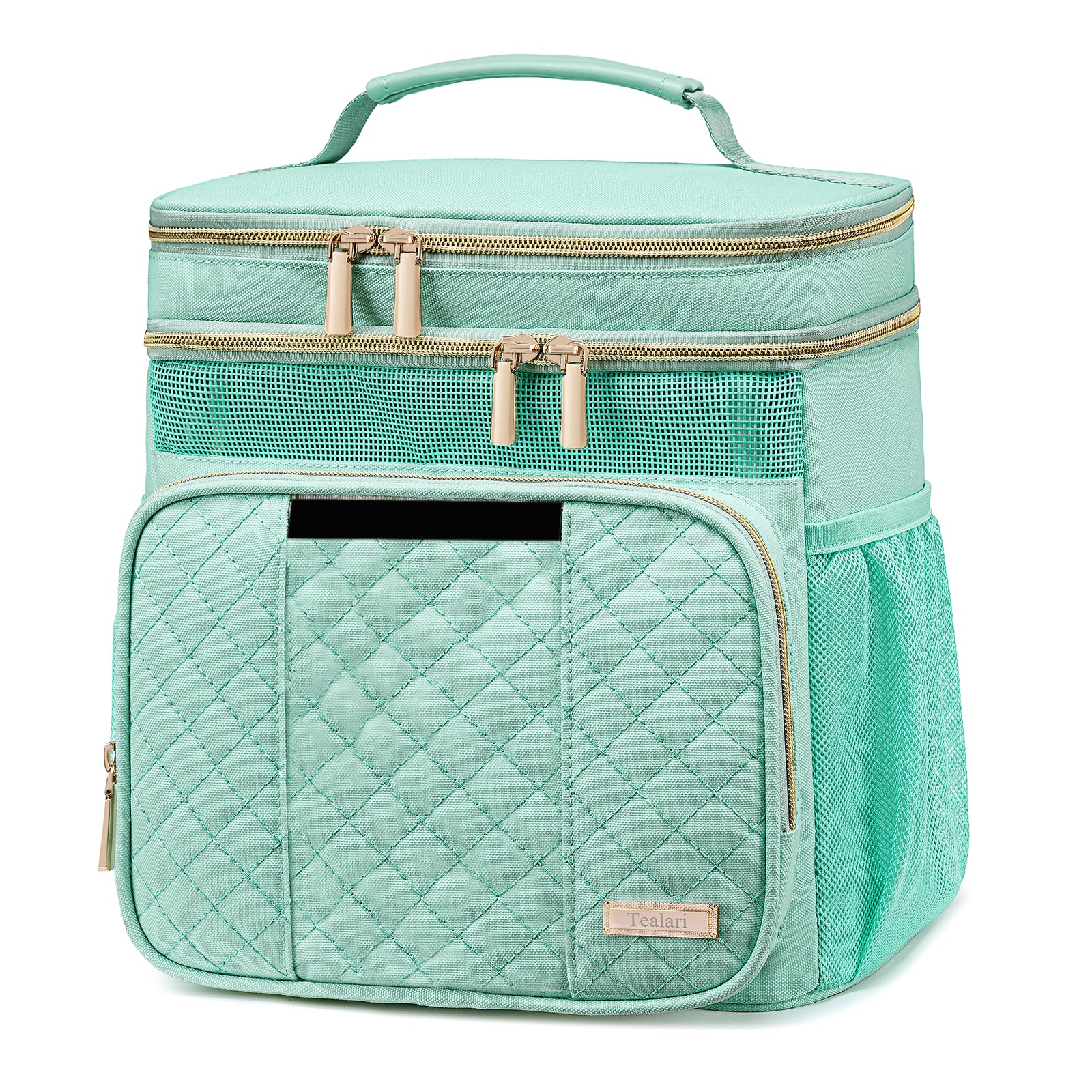Tealari large toiletry bag in oxford fabric for organized packing.