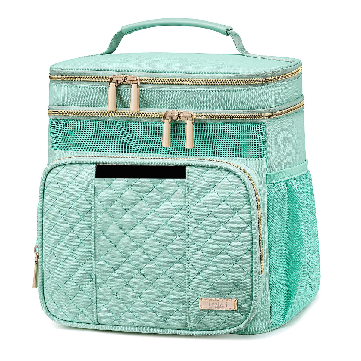 Tealari large toiletry bag in oxford fabric for organized packing.
