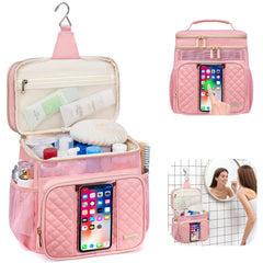 Tealari transparent phone pocket enables on-the-go calls and media access.