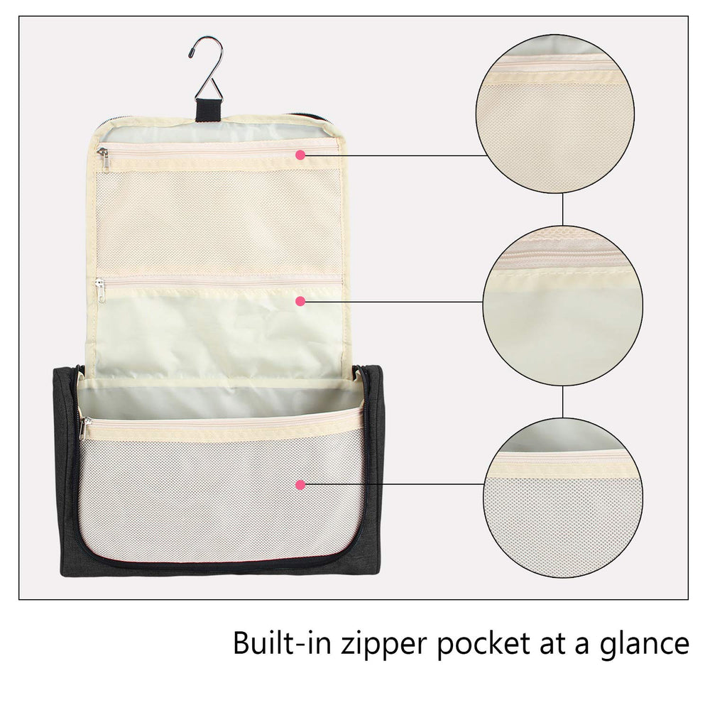 Teamoy Airwrap attachments pocket keeps brushes and care items neatly secured.