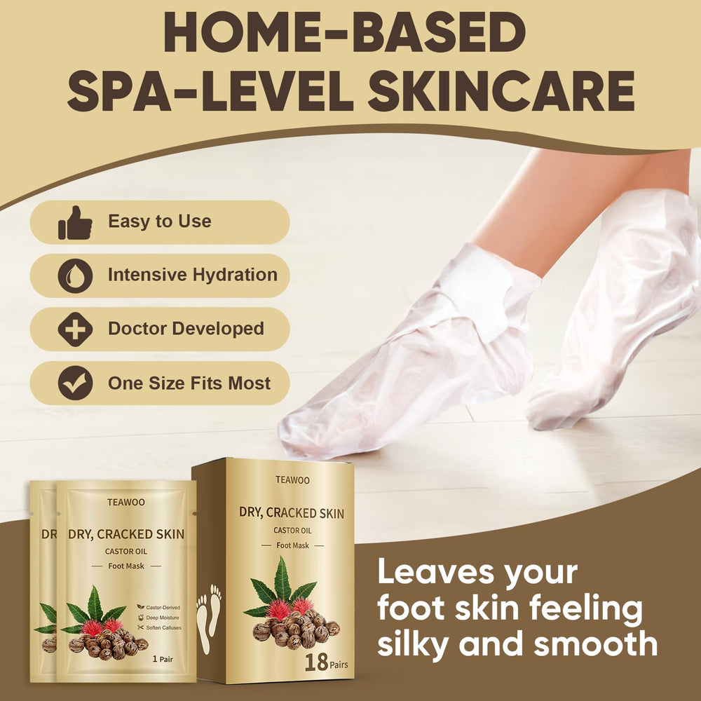 TEAWOO doctor-approved seal confirms quality for foot care.