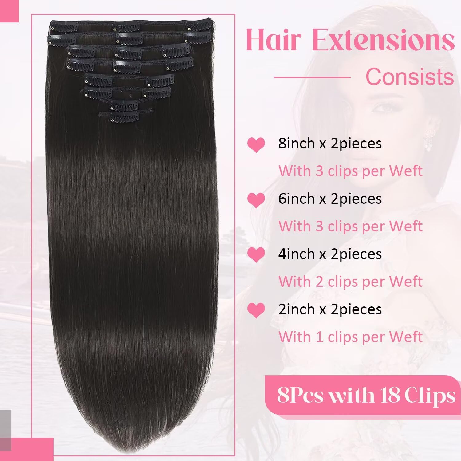 Tebelove double weft fullness adds thicker, moveable hair after installation
