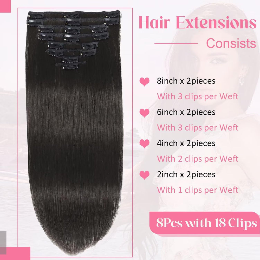 Tebelove double weft fullness adds thicker, moveable hair after installation