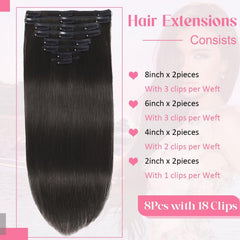 Tebelove double weft fullness adds thicker, moveable hair after installation