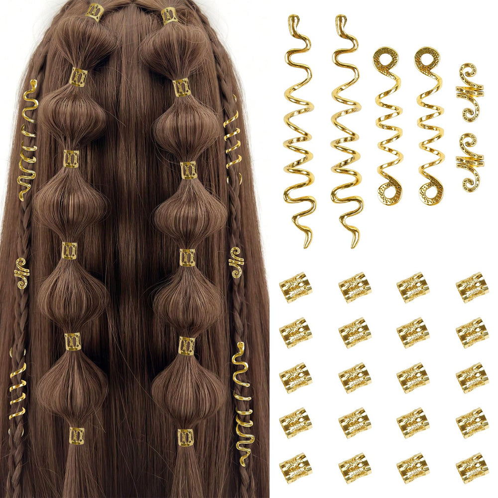 TEBIEKOY 26pcs gold hair accessories set for versatile daily styling.