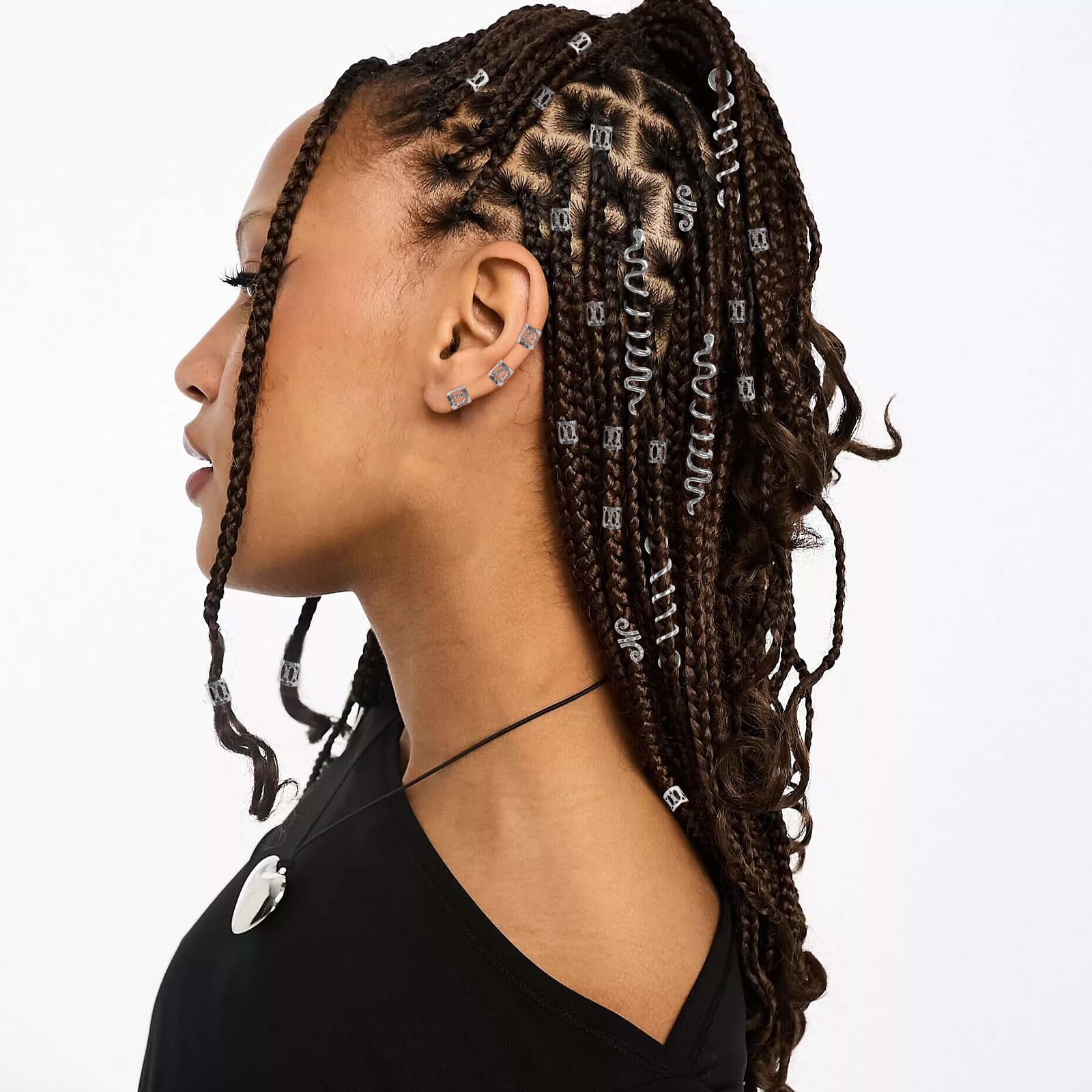 TEBIEKOY braid decorations versatile styling for events and daily wear