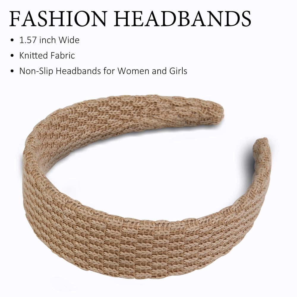 TEBIEKOY headbands use soft elastic material for gentle, comfortable all-day wear.