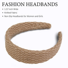 TEBIEKOY headbands use soft elastic material for gentle, comfortable all-day wear.