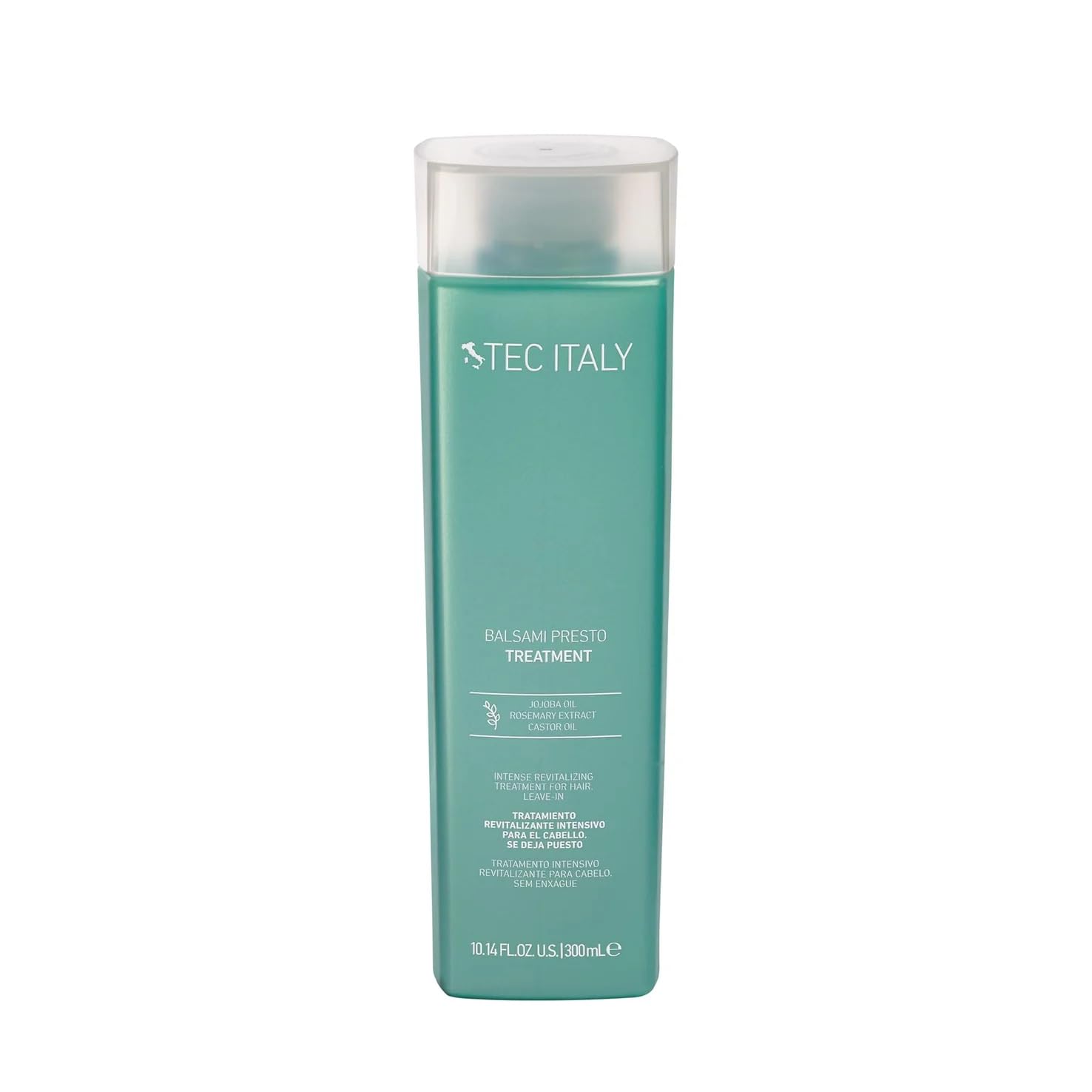 Tec Italy Balsami Presto packshot highlights quick, moisture-rich leave-in treatment