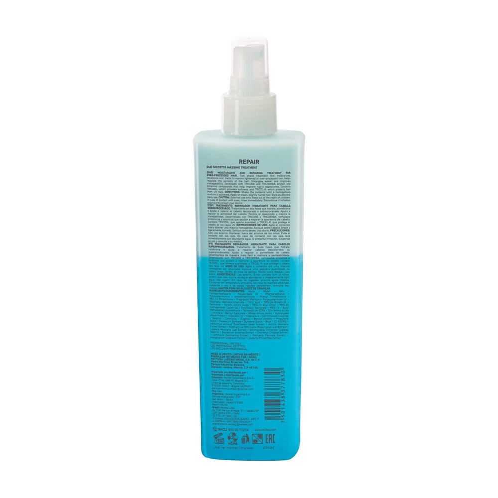 Tec Italy Due Faccetta Massimo porosity-regulation action in use.