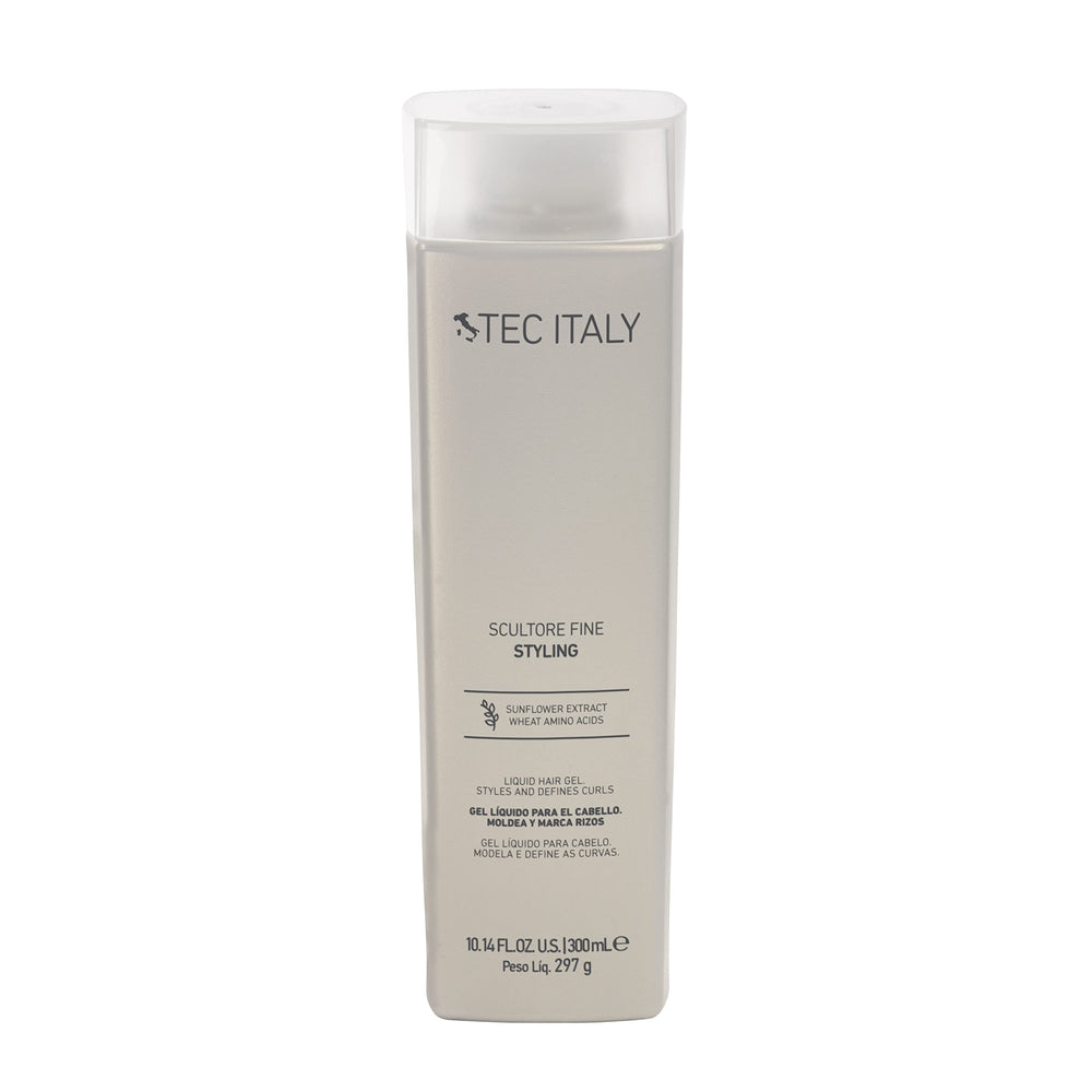 TEC Italy Scultore Fine Liquid Hair Gel bottle for defined curls and natural shine