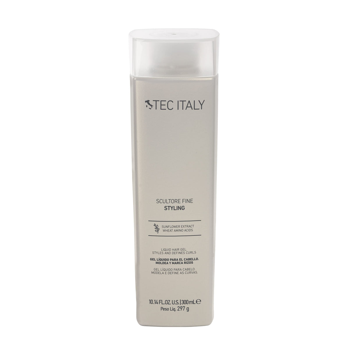 TEC Italy Scultore Fine Liquid Hair Gel bottle for defined curls and natural shine