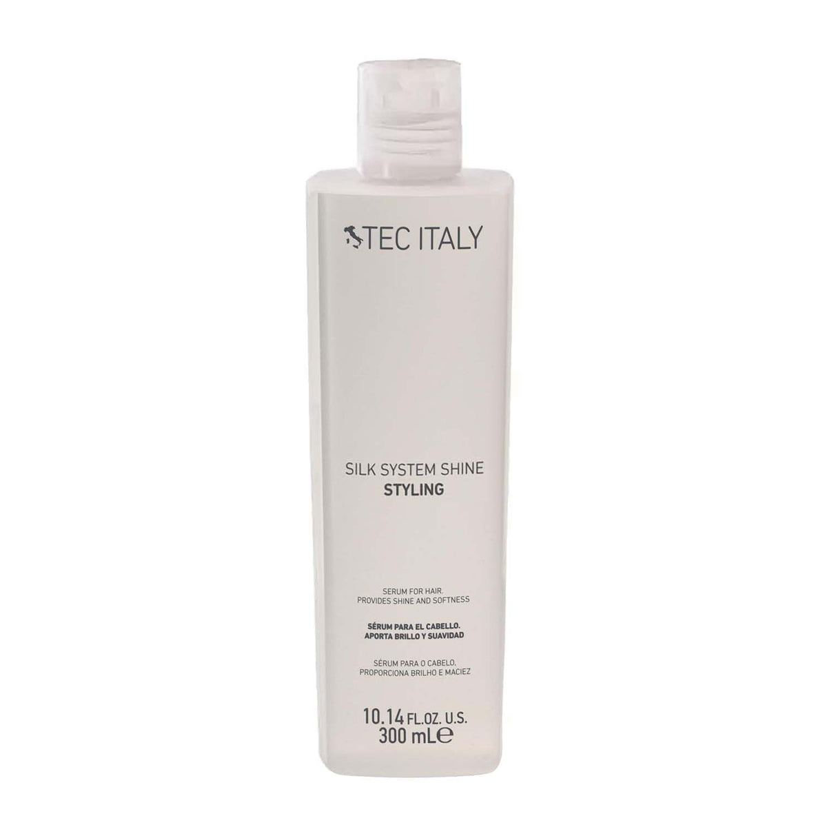 TEC Italy Silk System Shine bottle with salon-grade shine and smooth finish.