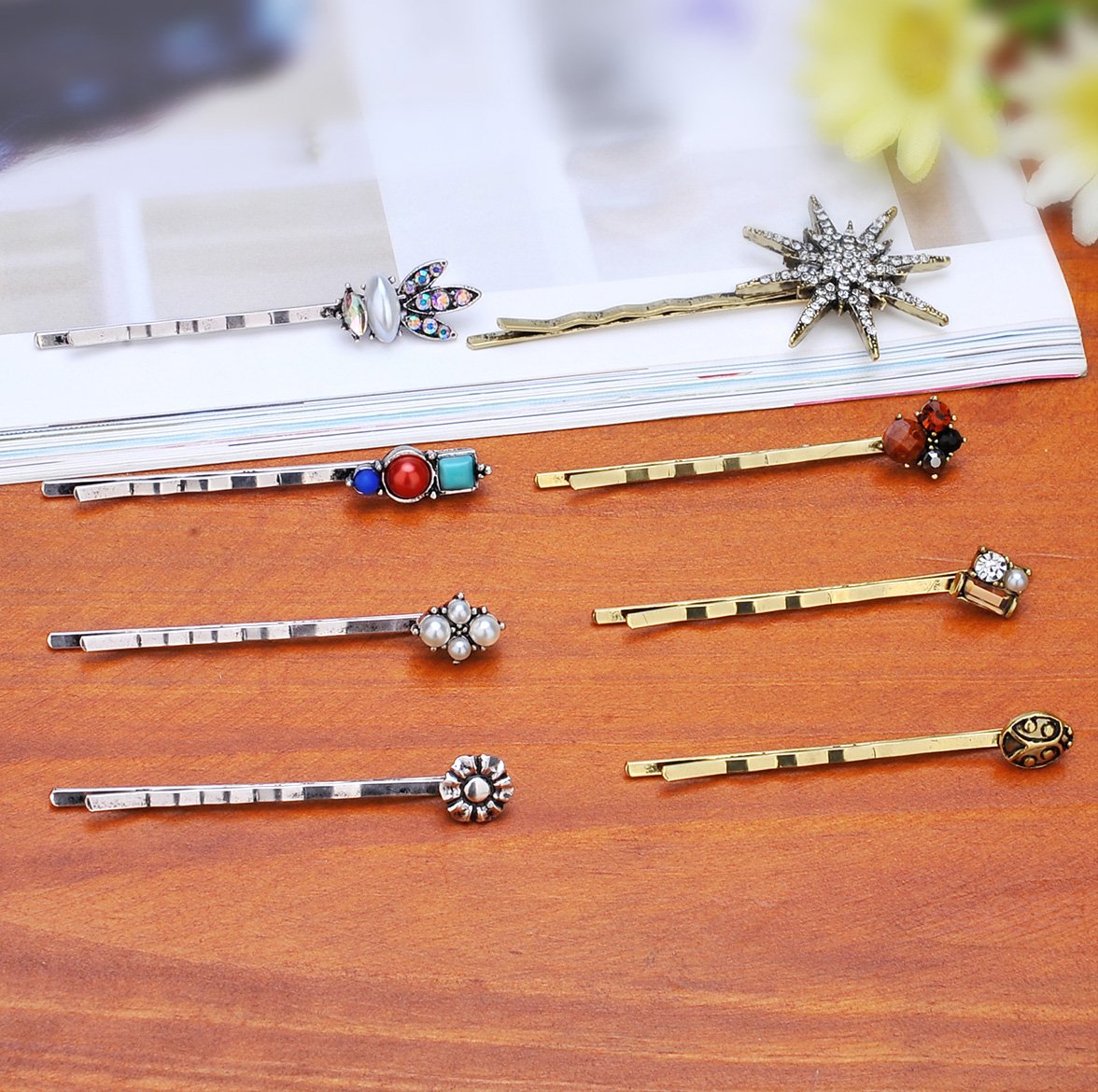 TEEMI vintage-alloy-bobby-pin-7 durable yet gentle on scalp.