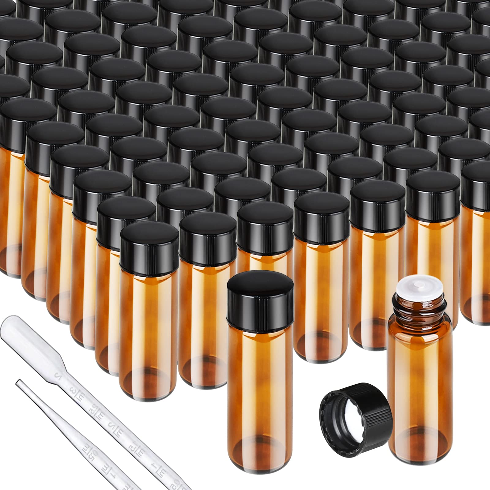 Teenitor 100pcs 5ml bottles in secure packaging box for safe shipping