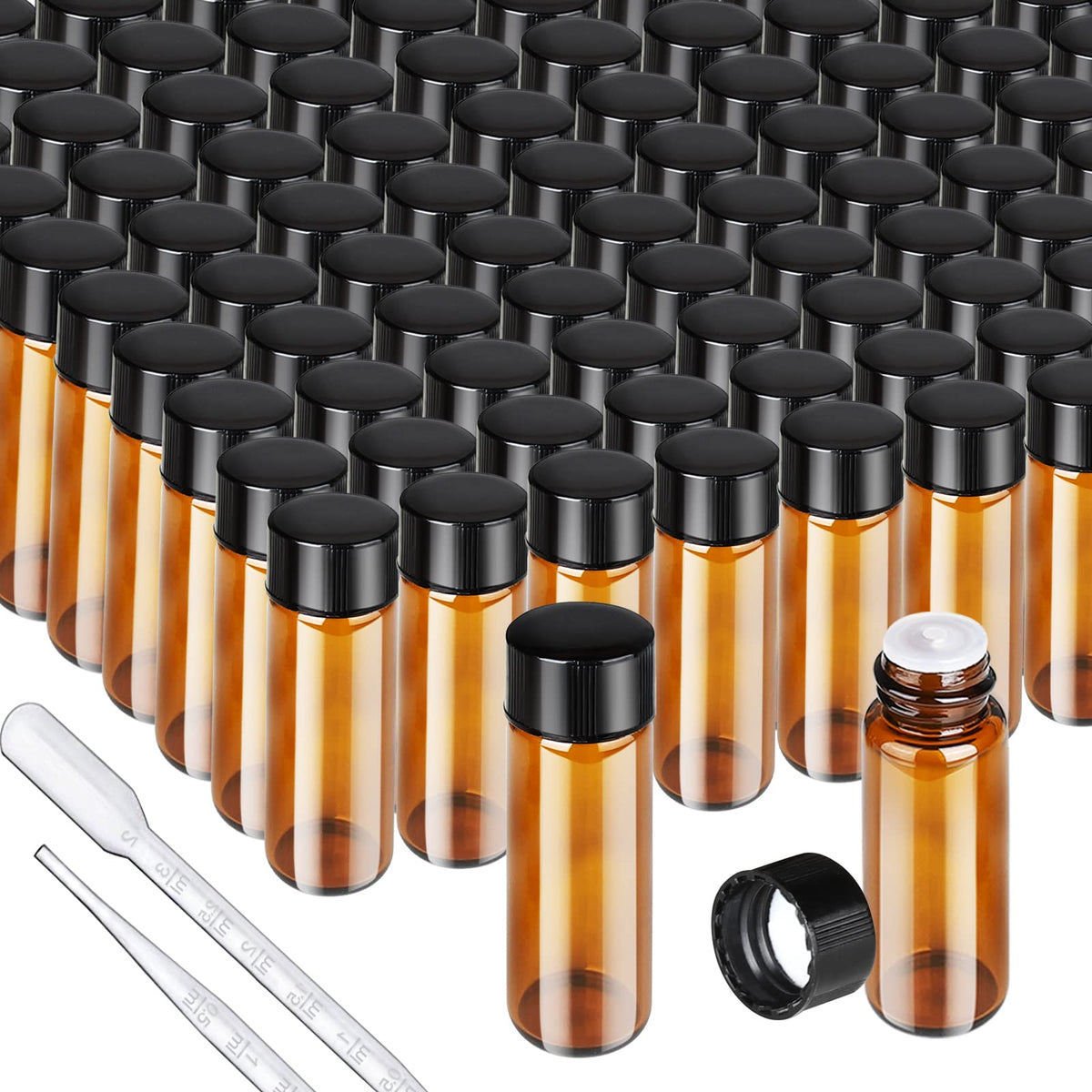 Teenitor 100pcs 5ml bottles in secure packaging box for safe shipping